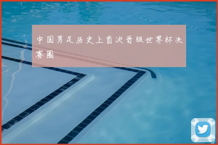 中国男足历史上首次晋级世界杯决赛圈